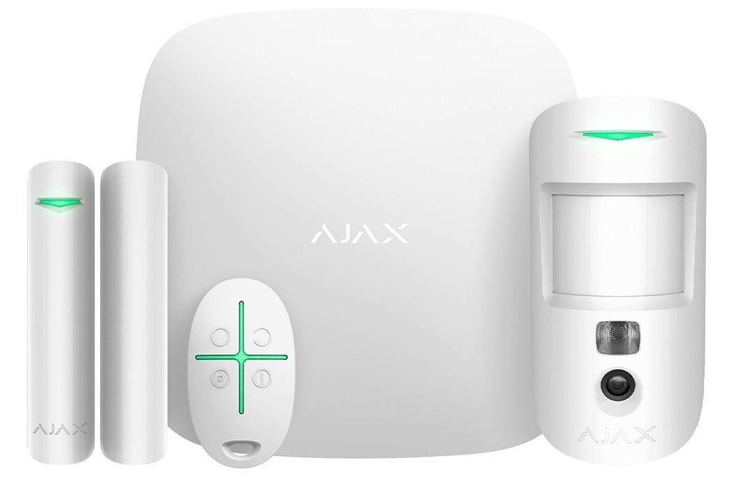 AJAX SYSTEMS Ajax Systems 38174.66.WH1 Sistema di allarme wireless StarterKit Cam Plus bianco (Hub 2 Plus + MotionCam + DoorProtect + SpaceControl) - DISPOSITIVI SMART PER LA CASA | TecnoCARE.net Sabaudia, Latina, Terracina, San Felice Circeo e Pontinia