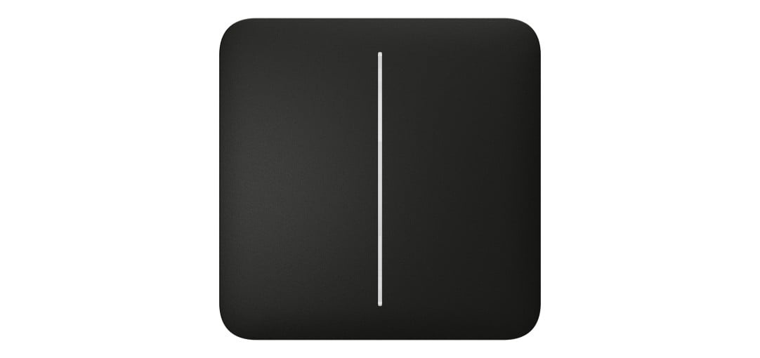 AJAX SYSTEMS Ajax Systems 52147.144.BL SoloButton (2-gang) - pulsante per interruttore a 2 gang - nero - DISPOSITIVI SMART PER LA CASA | TecnoCARE.net Sabaudia, Latina, Terracina, San Felice Circeo e Pontinia