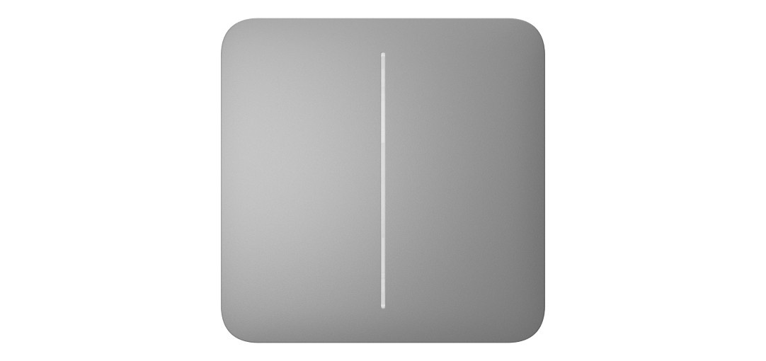 AJAX SYSTEMS Ajax Systems 52148.144.FG SoloButton (2-gang) [55] - nebbioso - DISPOSITIVI SMART PER LA CASA | TecnoCARE.net Sabaudia, Latina, Terracina, San Felice Circeo e Pontinia