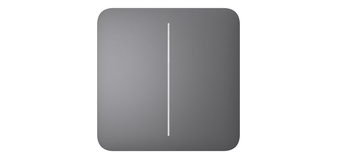 AJAX SYSTEMS Ajax Systems 52150.144.GR SoloButton (2-gang) [55] - grigio - DISPOSITIVI SMART PER LA CASA | TecnoCARE.net Sabaudia, Latina, Terracina, San Felice Circeo e Pontinia
