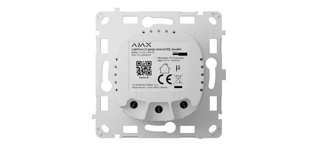 AJAX SYSTEMS Ajax Systems 52152.144.OL SoloButton (2-gang) [55] - oliva - DISPOSITIVI SMART PER LA CASA | TecnoCARE.net Sabaudia, Latina, Terracina, San Felice Circeo e Pontinia