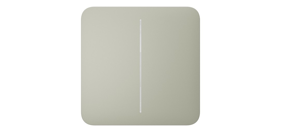 AJAX SYSTEMS Ajax Systems 52153.144.OY SoloButton (2-gang) [55] - perla - DISPOSITIVI SMART PER LA CASA | TecnoCARE.net Sabaudia, Latina, Terracina, San Felice Circeo e Pontinia