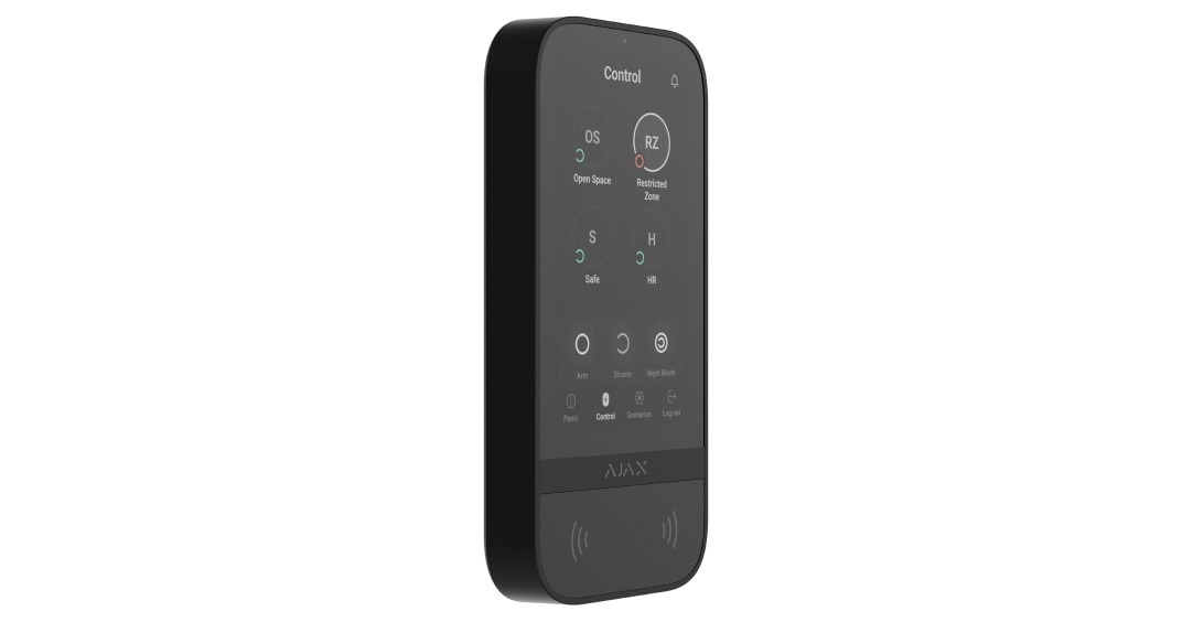 AJAX SYSTEMS Ajax Systems 58454.148.BL1 Tastiera TouchScreen Jeweller - tastiera wireless con schermo touch - nera - TASTIERE E CONTROLLER | TecnoCARE.net Sabaudia, Latina, Terracina, San Felice Circeo e Pontinia