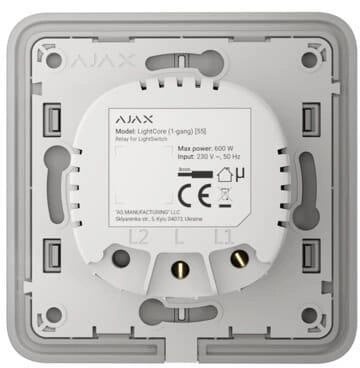 AJAX SYSTEMS Ajax Systems 83428.142.NC AJAX LightCore (verticale a 2 gang) - STABILIZZATORI DI RETE | TecnoCARE.net Sabaudia, Latina, Terracina, San Felice Circeo e Pontinia