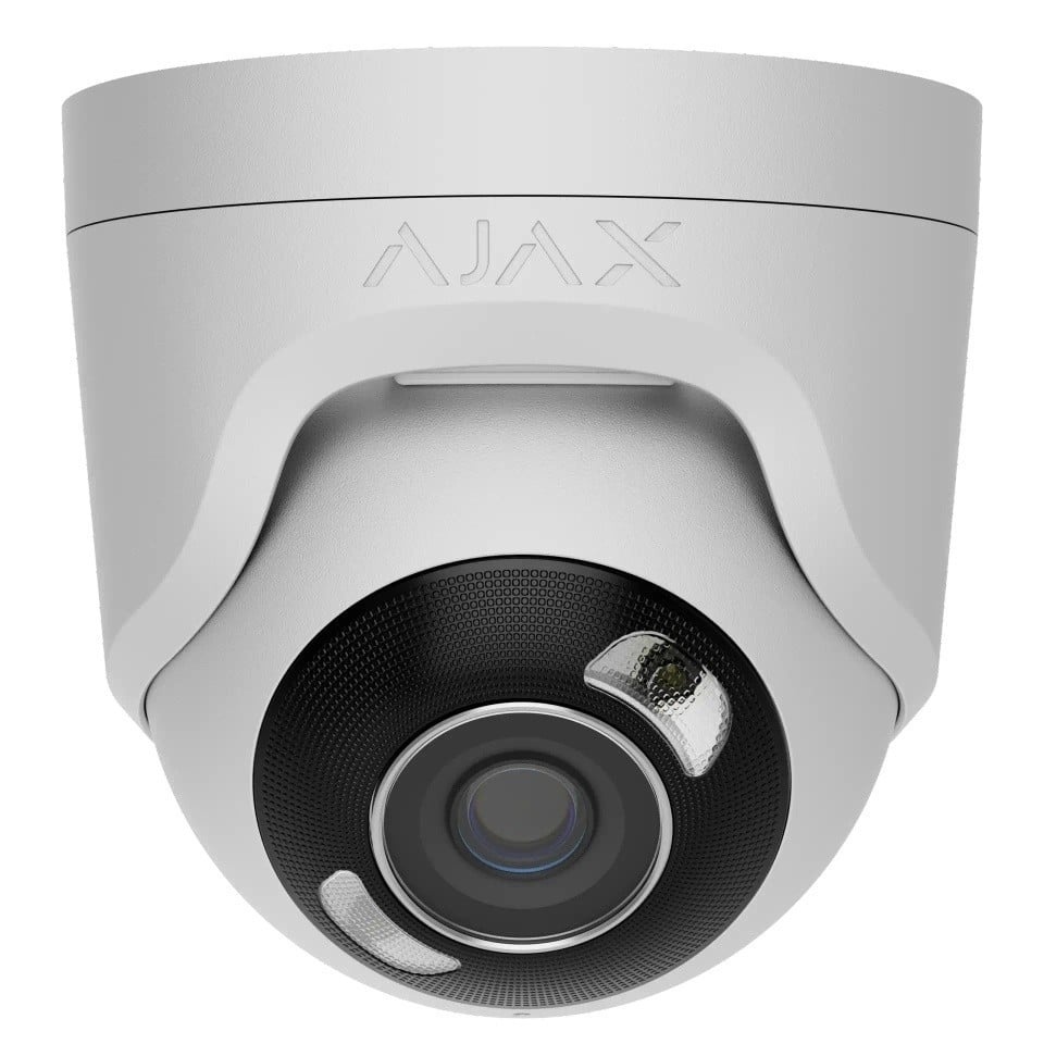 AJAX SYSTEMS Ajax Systems 126261.197.WH1 Telecamera a cupola esterna TurretCam HL 5 Mp 2.8 mm - bianco - SISTEMI DI SORVEGLIANZA | TecnoCARE.net Sabaudia, Latina, Terracina, San Felice Circeo e Pontinia