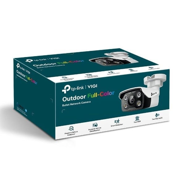 TP-LINK TP-Link VIGI C350(2.8MM) telecamera di sorveglianza Pallottola (forma) Telecamera di sicurezza IP Esterno 2880 x 1620 Pixel Soffitto - SISTEMI DI SORVEGLIANZA | TecnoCARE.net Sabaudia, Latina, Terracina, San Felice Circeo e Pontinia