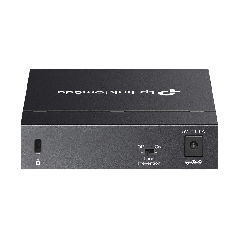 TP-LINK TP-Link Omada DS105G switch di rete Non gestito Gigabit Ethernet (10/100/1000) Nero - RETI | TecnoCARE.net Sabaudia, Latina, Terracina, San Felice Circeo e Pontinia