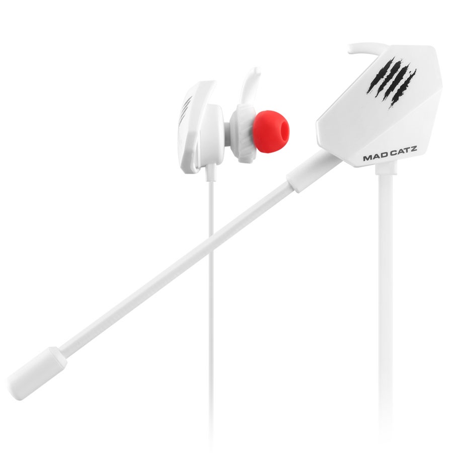 MAD CATZ Mad Catz E.S. PRO+ Gaming Earbuds - White - ACCESSORI GAMING | TecnoCARE.net Sabaudia, Latina, Terracina, San Felice Circeo e Pontinia