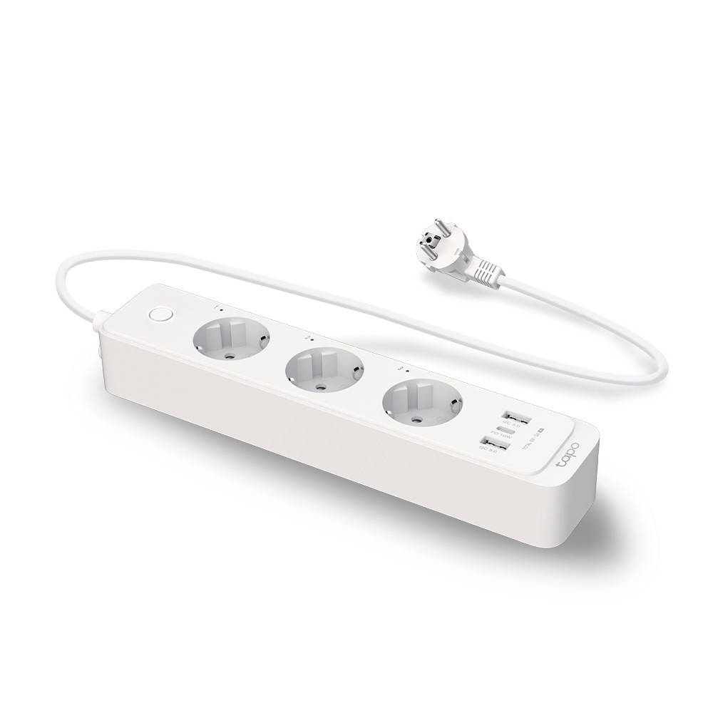 TP-LINK TP-Link Tapo P300 Ciabatta di alimentazione Wi-Fi con 3 prese e porte di ricarica USB - DISPOSITIVI SMART PER LA CASA | TecnoCARE.net Sabaudia, Latina, Terracina, San Felice Circeo e Pontinia