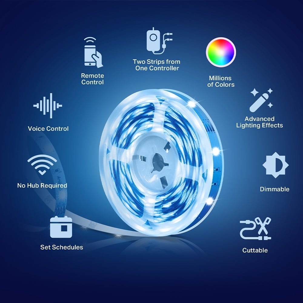 TP-LINK TP-Link Tapo L900-10 Striscia led universale LED 5000 mm - LAMPADINE | TecnoCARE.net Sabaudia, Latina, Terracina, San Felice Circeo e Pontinia