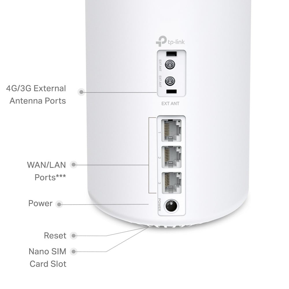 TP-LINK TP-Link Deco X50-4G Dual-band (2.4 GHz/5 GHz) Wi-Fi 6 (802.11ax) Bianco 3 Interno - RETI | TecnoCARE.net Sabaudia, Latina, Terracina, San Felice Circeo e Pontinia