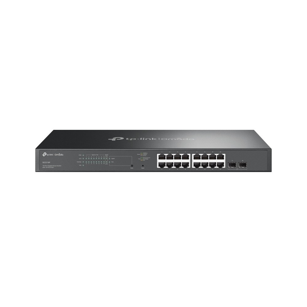TP-LINK TP-Link SG2218P (TL-SG2218P) JetStream™ 18-Port Gigabit Smart Switch with 16-Port PoE+ - RETI | TecnoCARE.net Sabaudia, Latina, Terracina, San Felice Circeo e Pontinia