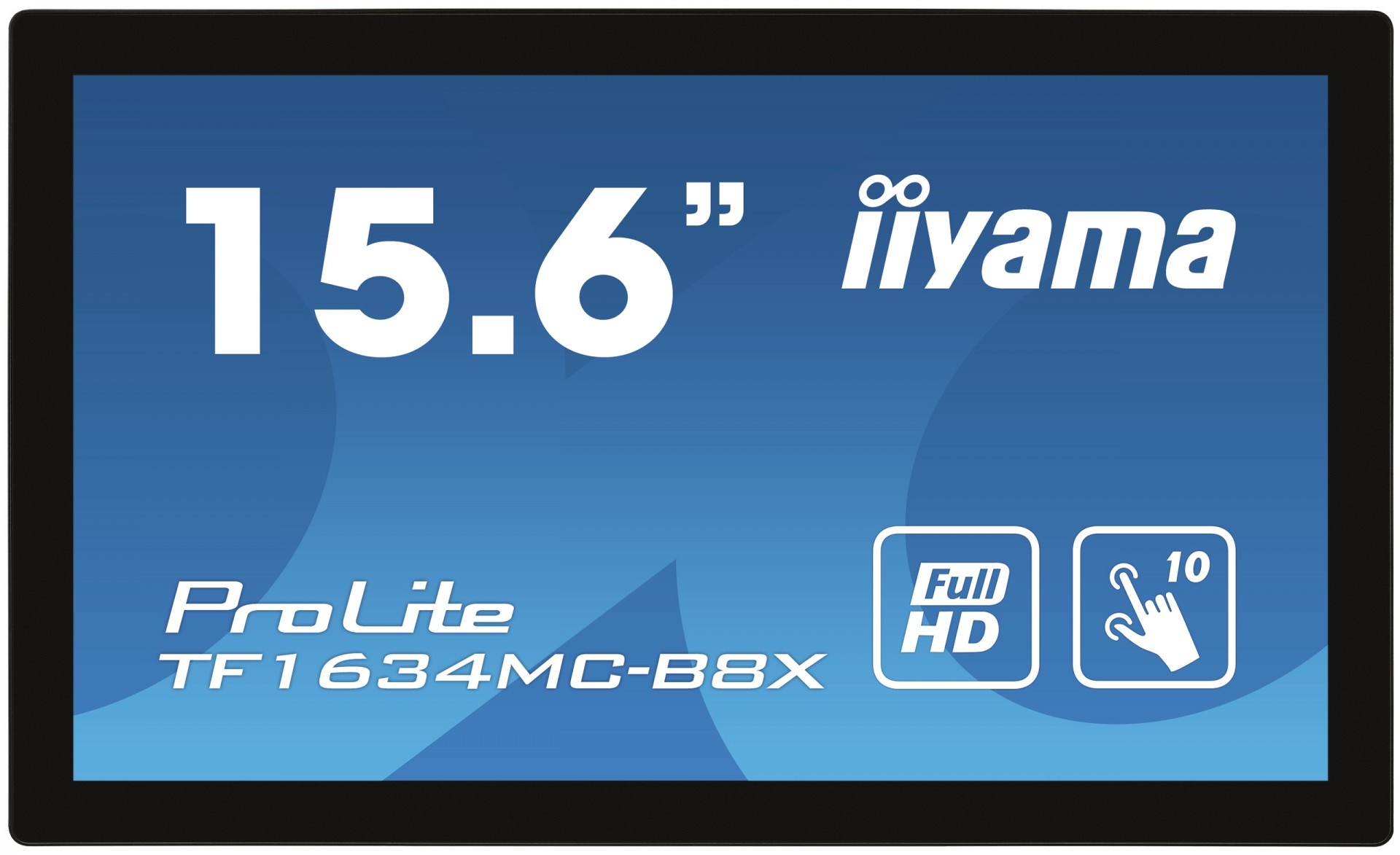IIYAMA iiyama ProLite TF1634MC-B8X Monitor PC 39,6 cm (15.6") 1920 x 1080 Pixel Full HD LED Touch screen Multi utente Nero - MONITOR E ACCESSORI | TecnoCARE.net Sabaudia, Latina, Terracina, San Felice Circeo e Pontinia