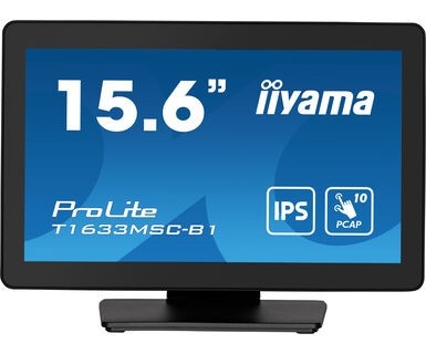 IIYAMA iiyama ProLite T1633MSC-B1 Monitor PC 39,6 cm (15.6") 1920 x 1080 Pixel Full HD LCD Touch screen Nero - MONITOR E ACCESSORI | TecnoCARE.net Sabaudia, Latina, Terracina, San Felice Circeo e Pontinia