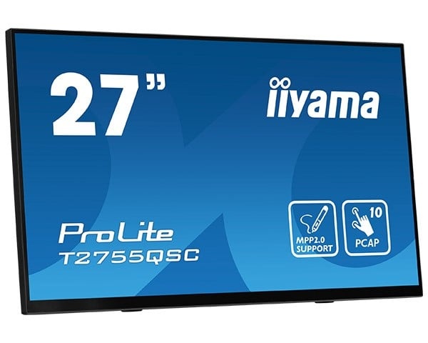 IIYAMA iiyama ProLite T2755QSC-B1 Monitor PC 68,6 cm (27") 2560 x 1440 Pixel Quad HD LCD Touch screen Nero - MONITOR E ACCESSORI | TecnoCARE.net Sabaudia, Latina, Terracina, San Felice Circeo e Pontinia
