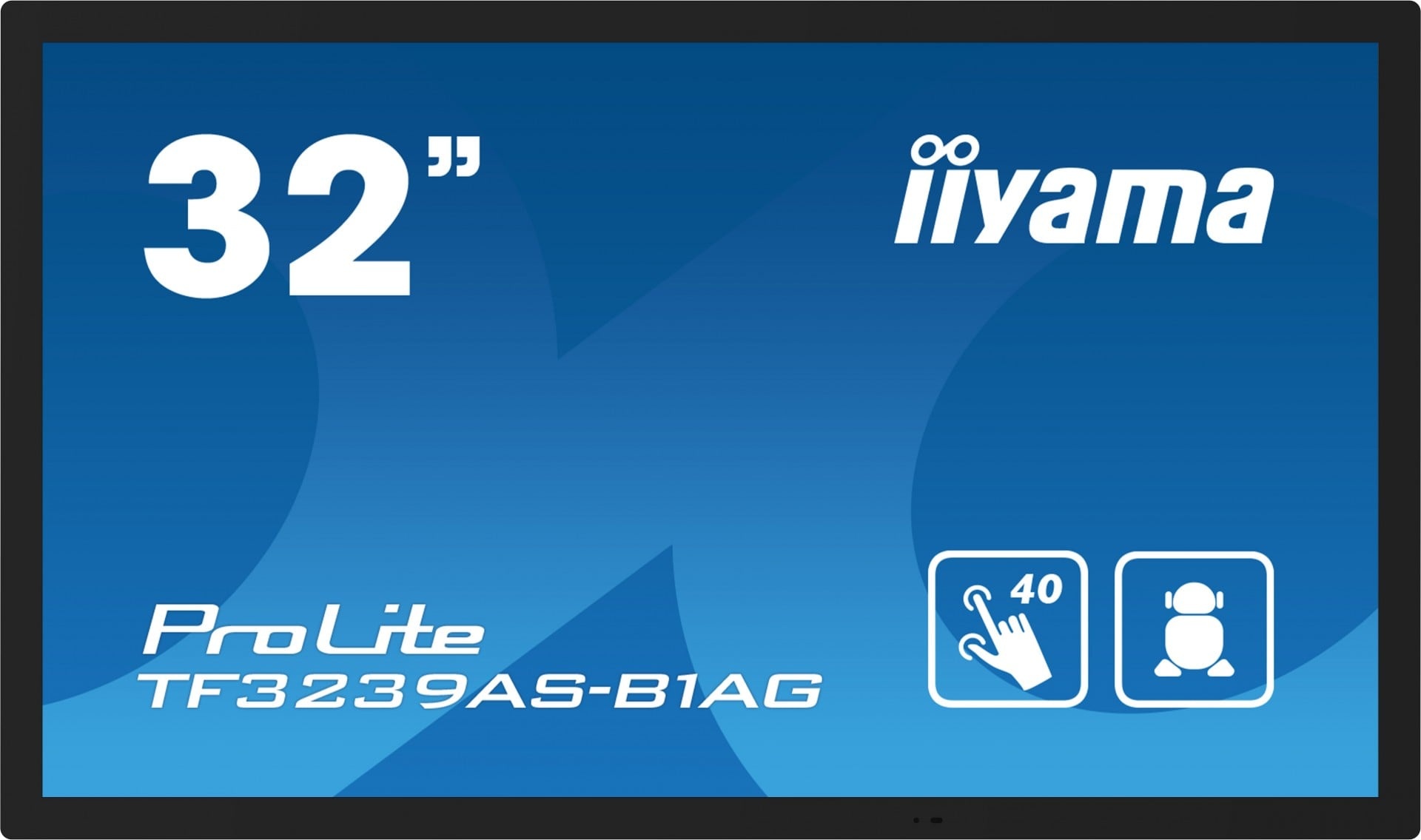 IIYAMA iiyama TF3239AS-B1AG Monitor PC 80 cm (31.5") 1920 x 1080 Pixel Full HD LED Touch screen Nero - MONITOR E ACCESSORI | TecnoCARE.net Sabaudia, Latina, Terracina, San Felice Circeo e Pontinia