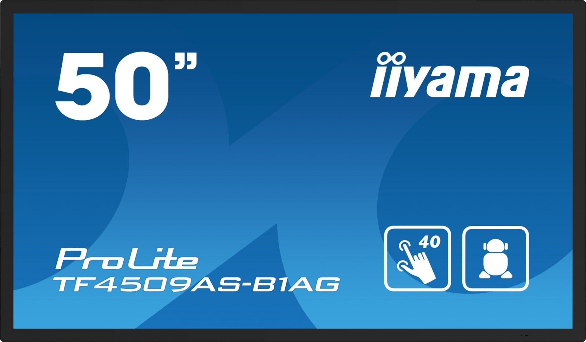 IIYAMA iiyama TF5039AS-B1AG Monitor PC 125,7 cm (49.5") 3840 x 2160 Pixel 4K Ultra HD LED Touch screen Nero - MONITOR E ACCESSORI | TecnoCARE.net Sabaudia, Latina, Terracina, San Felice Circeo e Pontinia