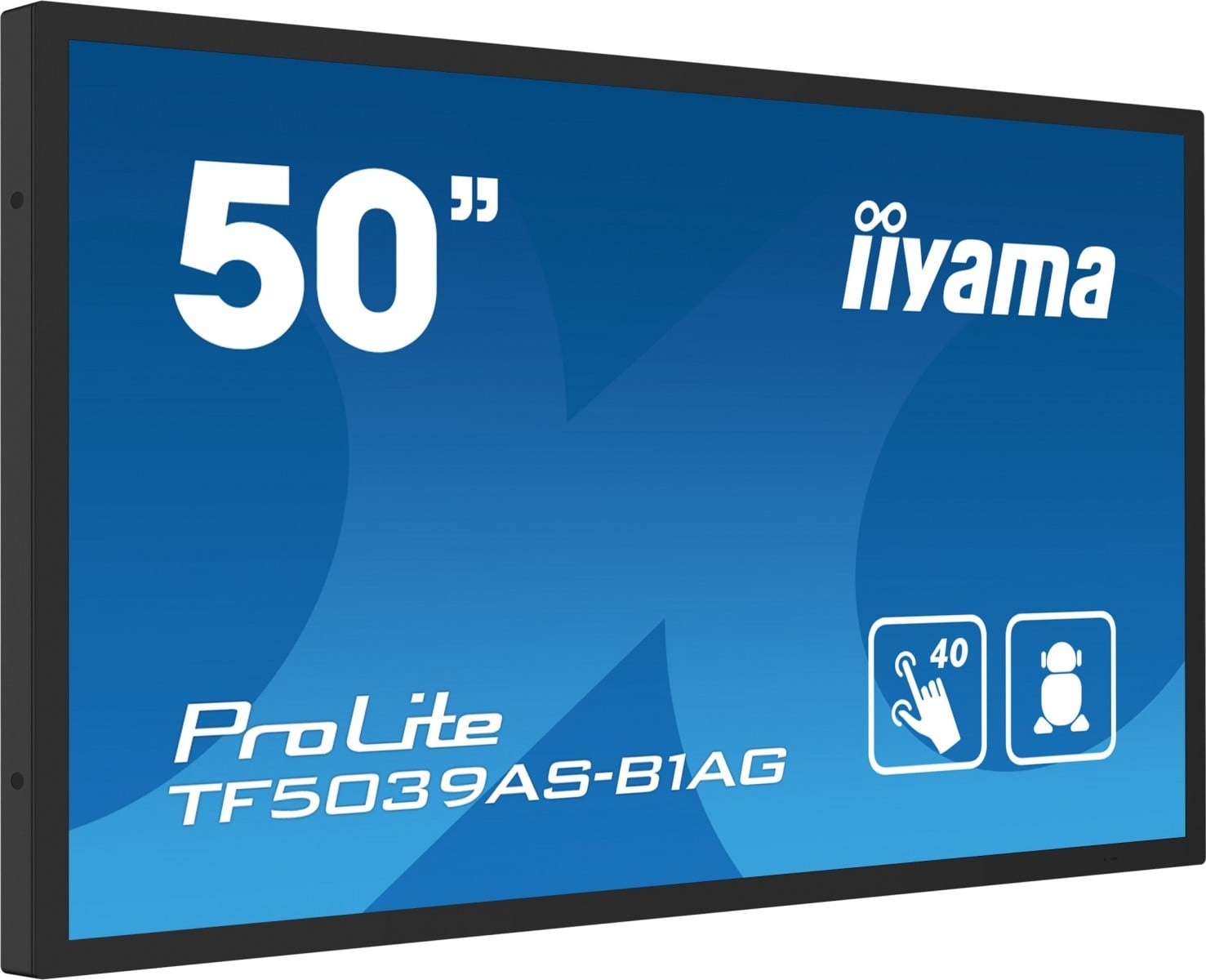 IIYAMA iiyama TF5039AS-B1AG Monitor PC 125,7 cm (49.5") 3840 x 2160 Pixel 4K Ultra HD LED Touch screen Nero - MONITOR E ACCESSORI | TecnoCARE.net Sabaudia, Latina, Terracina, San Felice Circeo e Pontinia