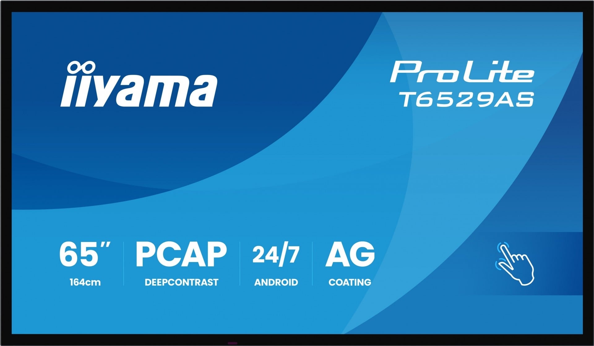 IIYAMA iiyama T6529AS-B1AG 65" All-In-One Display Interattivo 3840x2160 4K UHD 4GB RAM 32GB Memoria Android 14 2xHDMI+USB-C VESA 400x400 - MONITOR E ACCESSORI | TecnoCARE.net Sabaudia, Latina, Terracina, San Felice Circeo e Pontinia