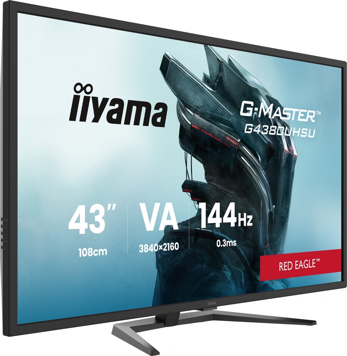 IIYAMA iiyama G4380UHSU-B2 Monitor da gioco G-Master 42,5" VA 4K 144Hz 2xHDMI 2.1 2xDP HUB USB 2x7W - MONITOR E ACCESSORI | TecnoCARE.net Sabaudia, Latina, Terracina, San Felice Circeo e Pontinia