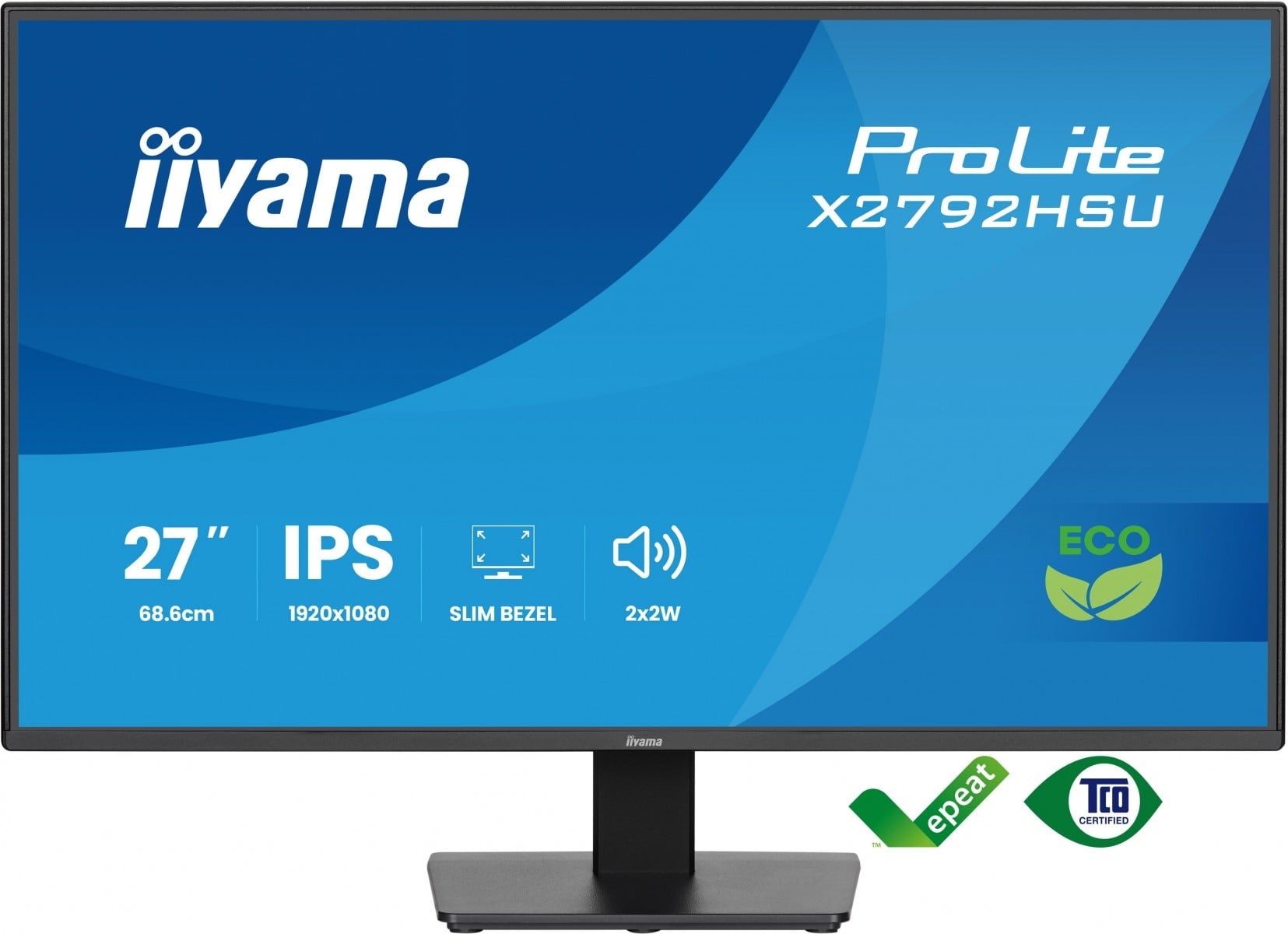 IIYAMA iiyama ProLite X2792HSU-B1 Monitor PC 68,6 cm (27") 1920 x 1080 Pixel Full HD LED Nero - MONITOR E ACCESSORI | TecnoCARE.net Sabaudia, Latina, Terracina, San Felice Circeo e Pontinia