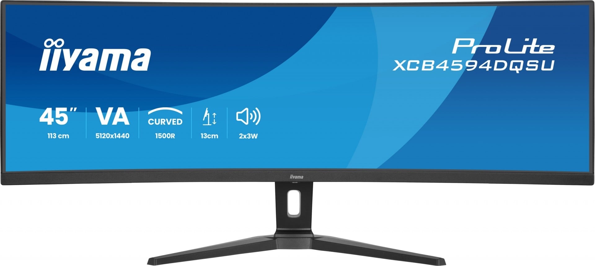 IIYAMA iiyama ProLite XCB4594DQSU-B1 Monitor PC 113 cm (44.5") 5120 x 1440 Pixel Dual QHD LED Nero - MONITOR E ACCESSORI | TecnoCARE.net Sabaudia, Latina, Terracina, San Felice Circeo e Pontinia