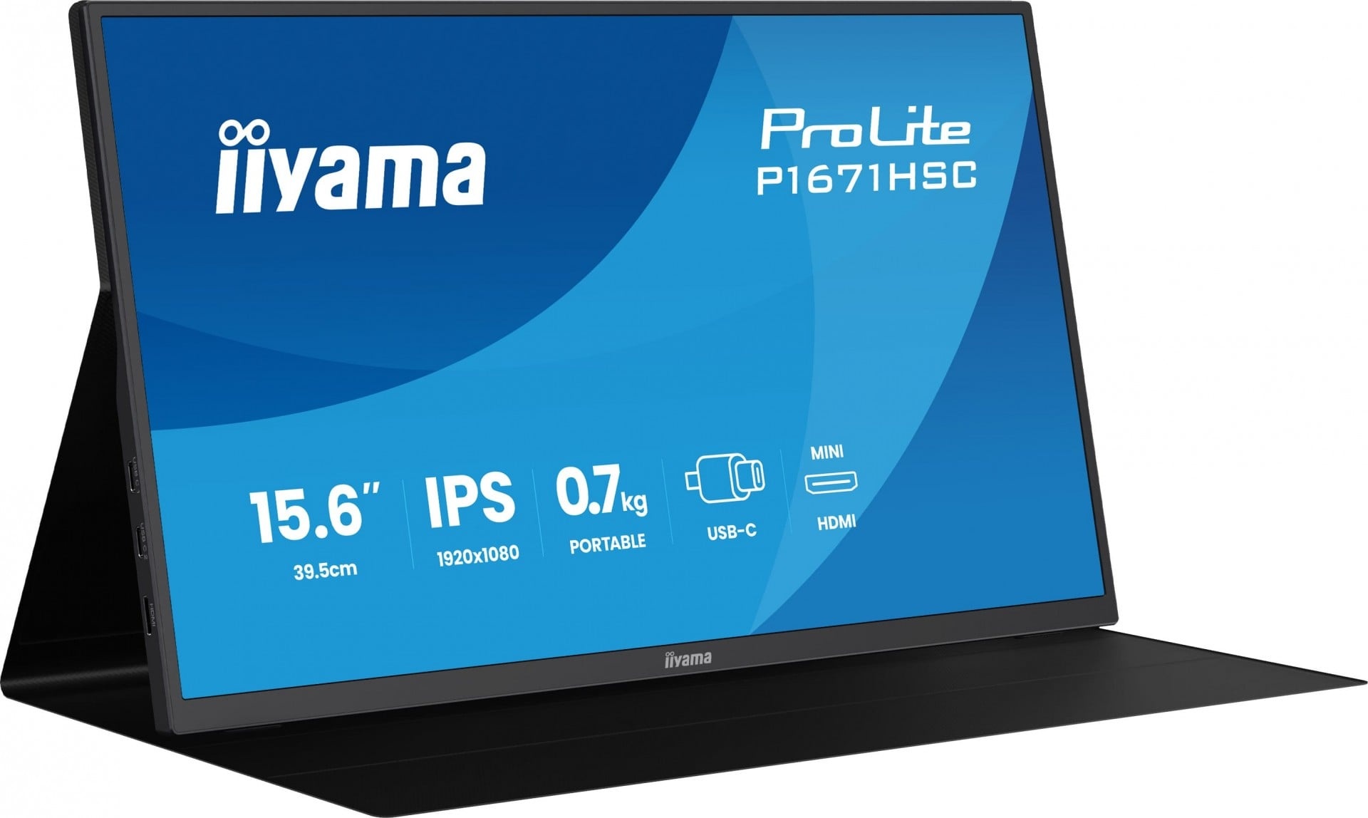 IIYAMA iiyama ProLite P1671HSC-B1 Monitor PC 39,6 cm (15.6") 1920 x 1080 Pixel Full HD LED Nero - MONITOR E ACCESSORI | TecnoCARE.net Sabaudia, Latina, Terracina, San Felice Circeo e Pontinia