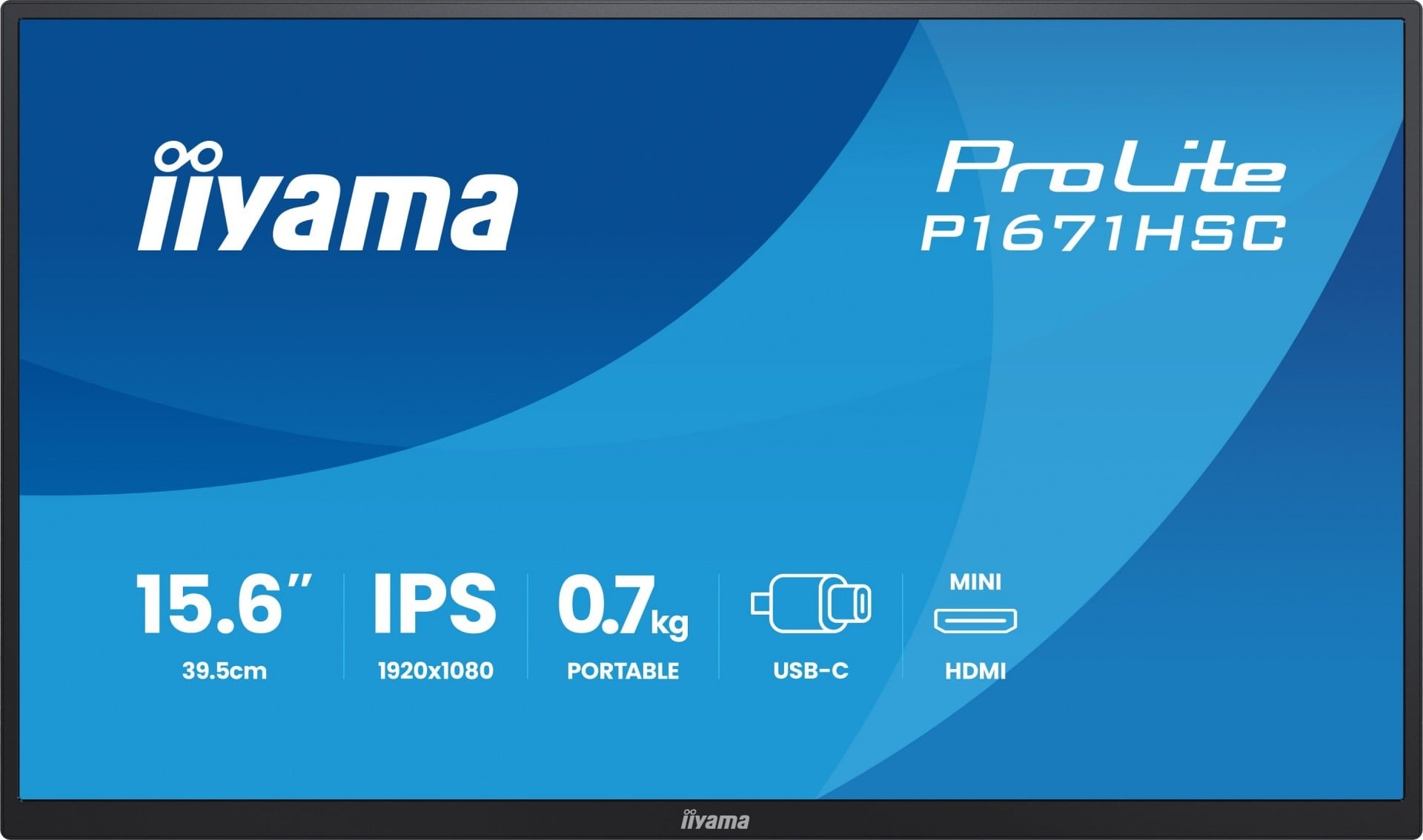 IIYAMA iiyama ProLite P1671HSC-B1 Monitor PC 39,6 cm (15.6") 1920 x 1080 Pixel Full HD LED Nero - MONITOR E ACCESSORI | TecnoCARE.net Sabaudia, Latina, Terracina, San Felice Circeo e Pontinia