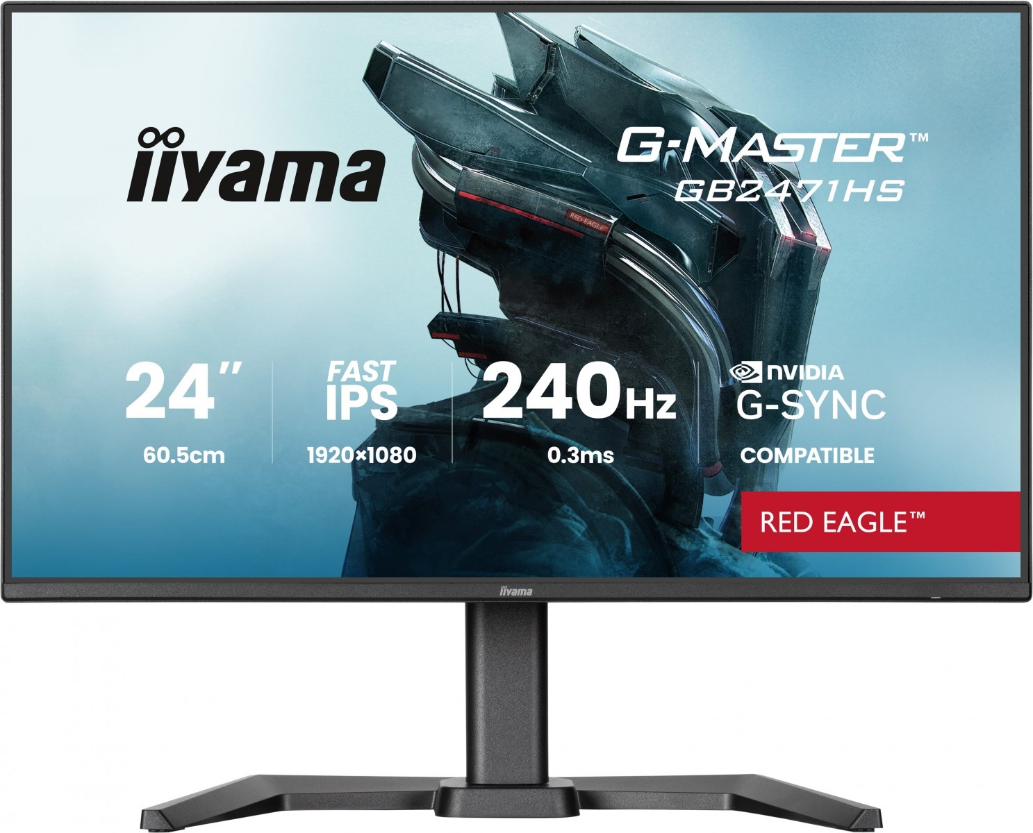 IIYAMA iiyama G-MASTER GB2471HS-B1 Monitor PC 60,5 cm (23.8") 1920 x 1080 Pixel Full HD Nero - MONITOR E ACCESSORI | TecnoCARE.net Sabaudia, Latina, Terracina, San Felice Circeo e Pontinia