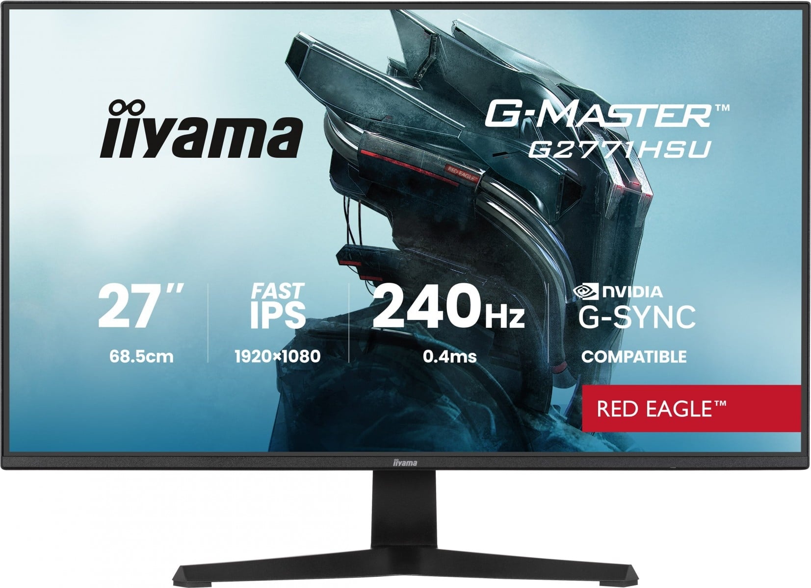 IIYAMA iiyama G-MASTER G2771HSU-B1 Monitor PC 68,6 cm (27") 1920 x 1080 Pixel Full HD Nero - MONITOR E ACCESSORI | TecnoCARE.net Sabaudia, Latina, Terracina, San Felice Circeo e Pontinia