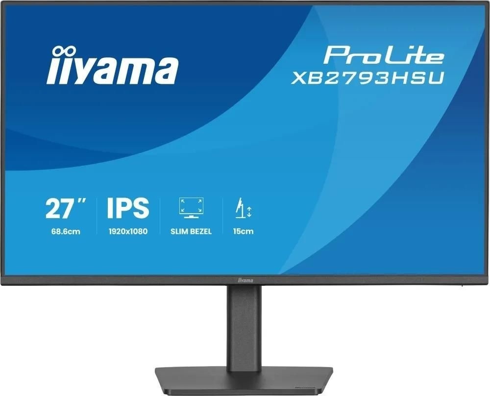 IIYAMA iiyama XB2793HSU-B1 Monitor ProLite 27" IPS FHD 350cd 1500:1 HDMI DP 2x2W 2xUSB HAS 150mm PIVOT - MONITOR E ACCESSORI | TecnoCARE.net Sabaudia, Latina, Terracina, San Felice Circeo e Pontinia