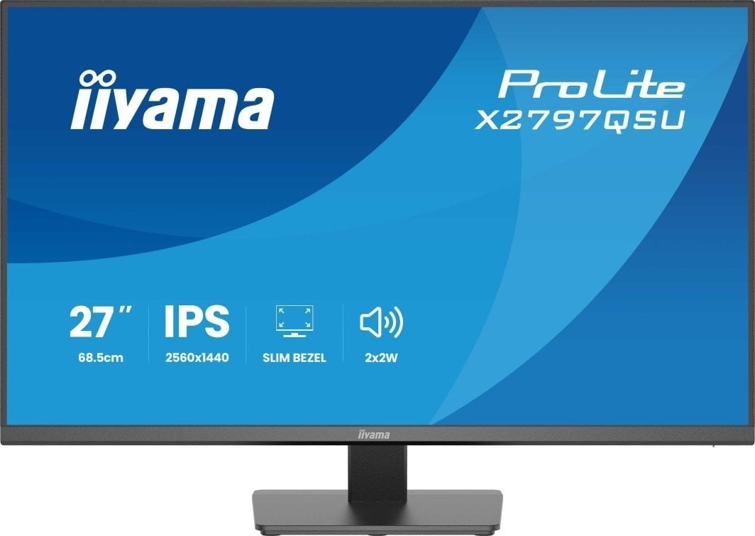 IIYAMA iiyama X2797QSU-B1 Monitor ProLite 27" IPS QHD 75Hz 350cd 4xUSB HDMI DP senza cornice - MONITOR E ACCESSORI | TecnoCARE.net Sabaudia, Latina, Terracina, San Felice Circeo e Pontinia