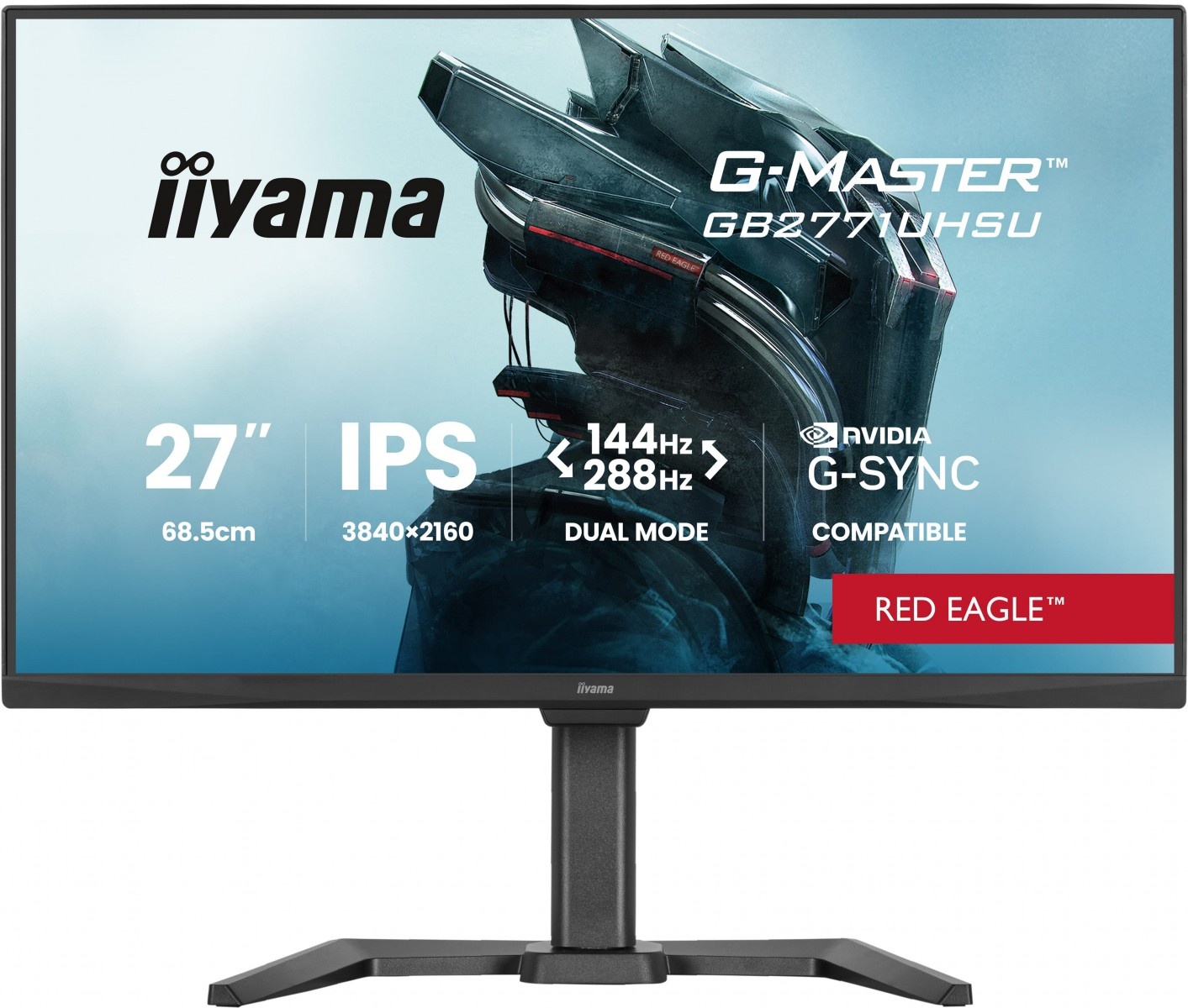 IIYAMA iiyama G-MASTER GB2771UHSU-B1 Monitor PC 68,6 cm (27") 3840 x 2160 Pixel 4K Ultra HD LED Nero - MONITOR E ACCESSORI | TecnoCARE.net Sabaudia, Latina, Terracina, San Felice Circeo e Pontinia