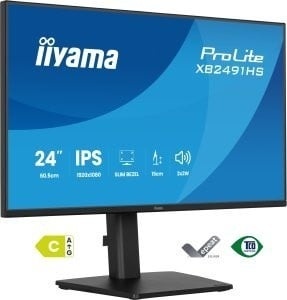 IIYAMA iiyama XB2491HS-B1 Monitor ProLite 23,8" IPS FHD 120Hz 1ms 350cd 1500:1 HDMI DP 2x2W HAS 150mm PIVOT - MONITOR E ACCESSORI | TecnoCARE.net Sabaudia, Latina, Terracina, San Felice Circeo e Pontinia