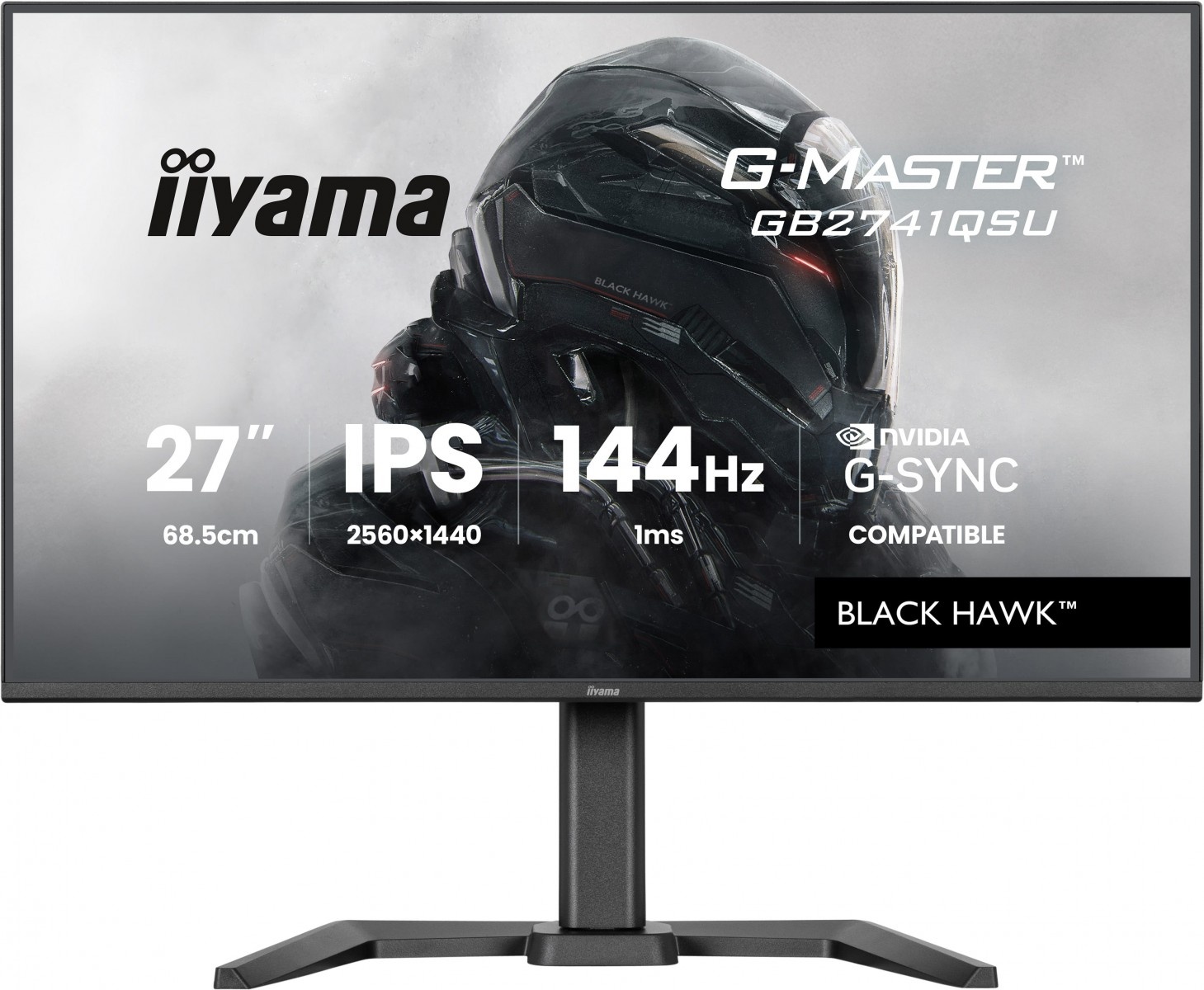 IIYAMA iiyama G-MASTER GB2741QSU-B1 Monitor PC 68,6 cm (27") 2560 x 1440 Pixel 4K Ultra HD LED Nero - MONITOR E ACCESSORI | TecnoCARE.net Sabaudia, Latina, Terracina, San Felice Circeo e Pontinia
