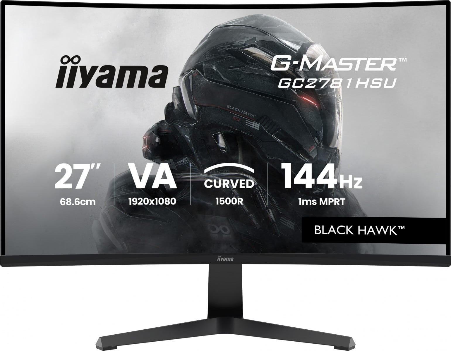 IIYAMA iiyama GC2781HSU-B1 Monitor da gioco G-Master 27" VA FHD 144Hz 1ms 1500R HDMI DP 2xUSB FreeSync - MONITOR E ACCESSORI | TecnoCARE.net Sabaudia, Latina, Terracina, San Felice Circeo e Pontinia