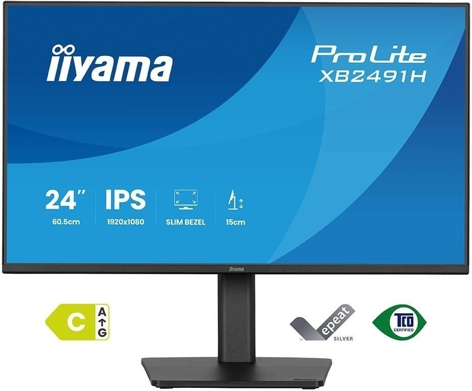 IIYAMA iiyama XB2491H-B1 Monitor ProLite 24" IPS FHD 120Hz 1ms 350cd 1500:1 HDMI DP HAS 150mm PIVOT - MONITOR E ACCESSORI | TecnoCARE.net Sabaudia, Latina, Terracina, San Felice Circeo e Pontinia