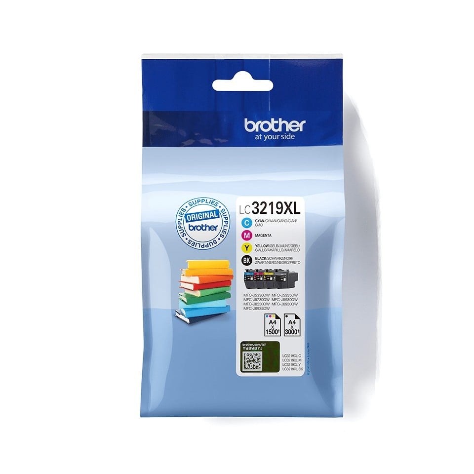 BROTHER Brother LC-3219XLVALDR cartuccia d'inchiostro Originale Nero per foto, Ciano per foto, Magenta per foto, Giallo foto - STAMPANTI E SCANNER | TecnoCARE.net Sabaudia, Latina, Terracina, San Felice Circeo e Pontinia