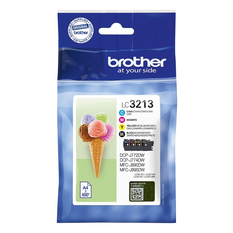 BROTHER Brother LC-3213VAL cartuccia d'inchiostro 4 pz Originale Resa elevata (XL) Nero, Ciano, Magenta, Giallo - STAMPANTI E SCANNER | TecnoCARE.net Sabaudia, Latina, Terracina, San Felice Circeo e Pontinia