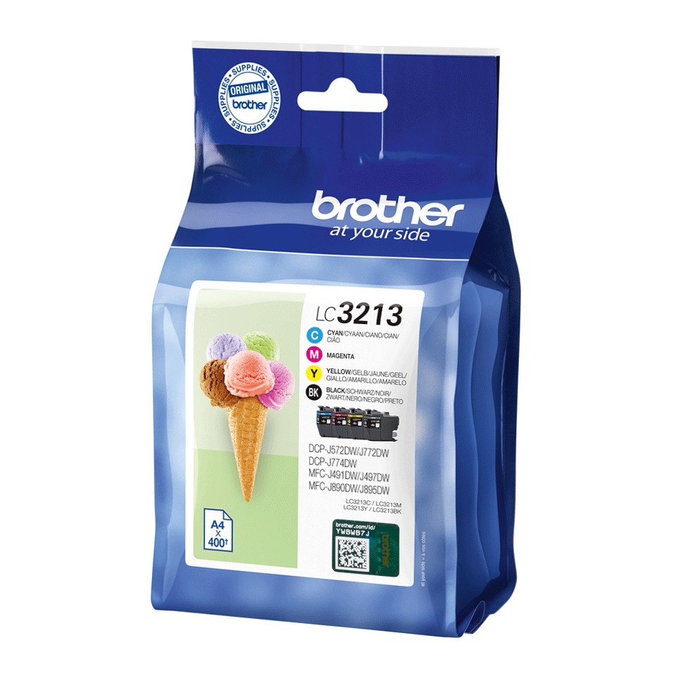 BROTHER Brother LC-3213VALDR cartuccia d'inchiostro Originale Resa elevata (XL) Nero, Ciano, Magenta, Giallo - STAMPANTI E SCANNER | TecnoCARE.net Sabaudia, Latina, Terracina, San Felice Circeo e Pontinia