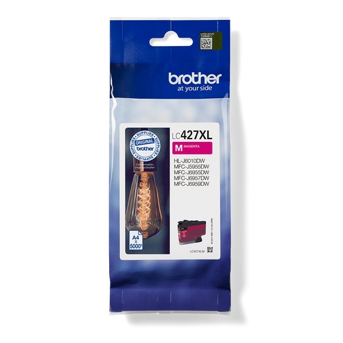 BROTHER BROTHER CARTUCCIA MAGENTA LC427XLM DURATA 5000 PAGINE - CARTUCCE INKJET | TecnoCARE.net Sabaudia, Latina, Terracina, San Felice Circeo e Pontinia