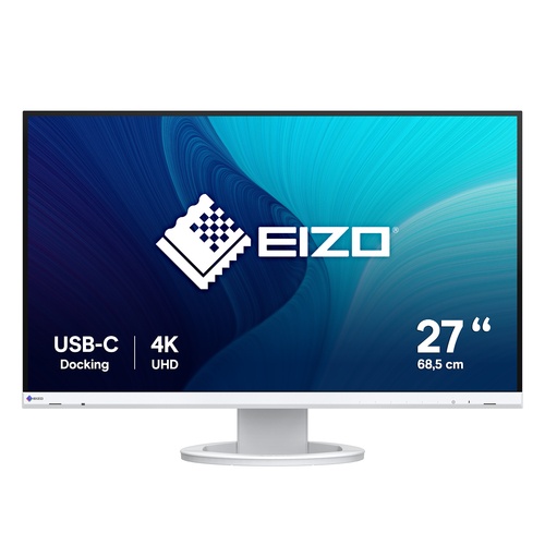 EIZO EIZO MONITOR 27 LED IPS 16:9 4K UHD 350 CDM, PIVOT, USB-C, DP/HDMI, BIANCO, FLEXSCAN, GAR 7 ANNI - MONITOR LED | TecnoCARE.net Sabaudia, Latina, Terracina, San Felice Circeo e Pontinia