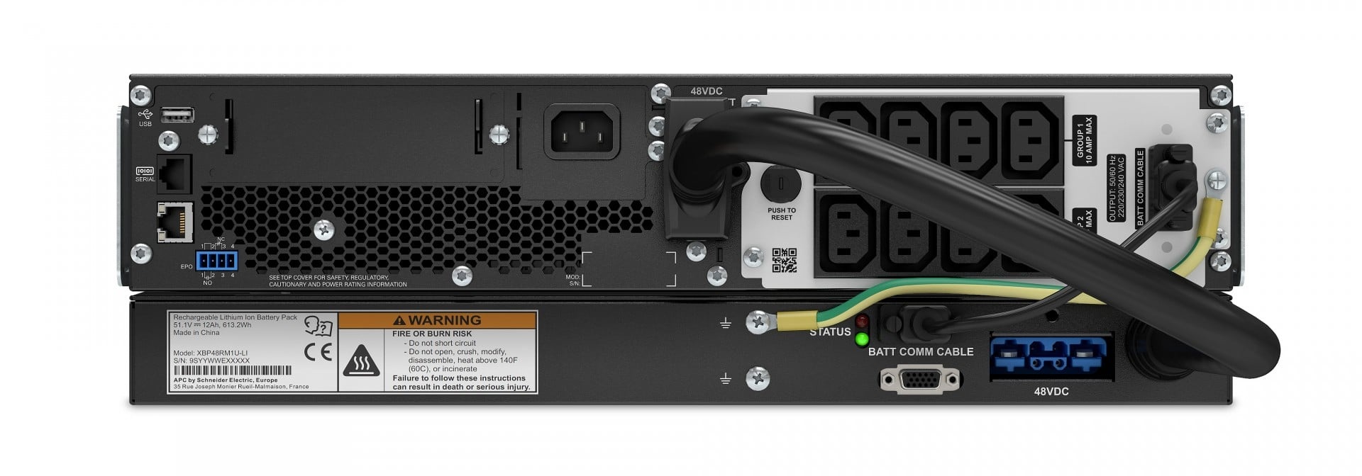 APC APC SRTL1000RMXLI gruppo di continuità (UPS) Doppia conversione (online) 1 kVA 900 W 8 presa(e) AC - BATTERIE E ALIMENTATORI | TecnoCARE.net Sabaudia, Latina, Terracina, San Felice Circeo e Pontinia