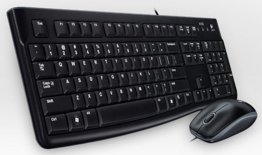 LOGITECH Logitech MK120 tastiera Mouse incluso USB QWERTZ Tedesco Nero - TASTIERE E CONTROLLER | TecnoCARE.net Sabaudia, Latina, Terracina, San Felice Circeo e Pontinia