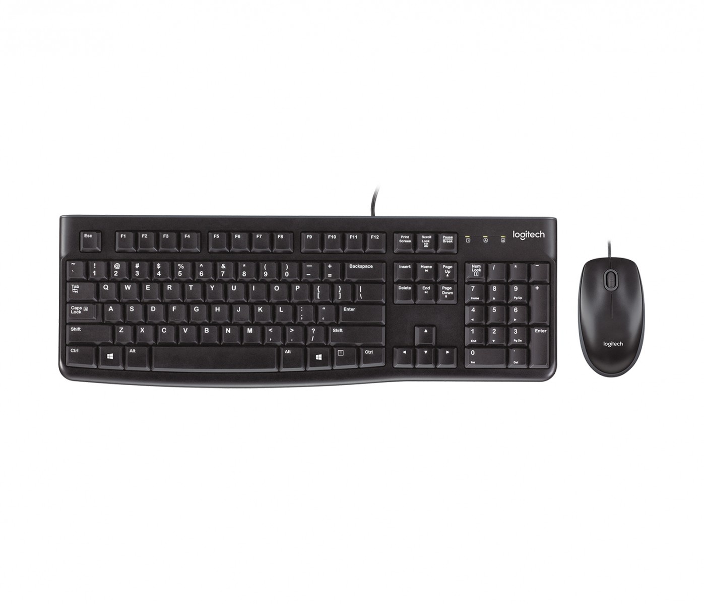 LOGITECH Logitech MK120 tastiera Mouse incluso USB QWERTY Inglese UK Nero - TASTIERE E CONTROLLER | TecnoCARE.net Sabaudia, Latina, Terracina, San Felice Circeo e Pontinia