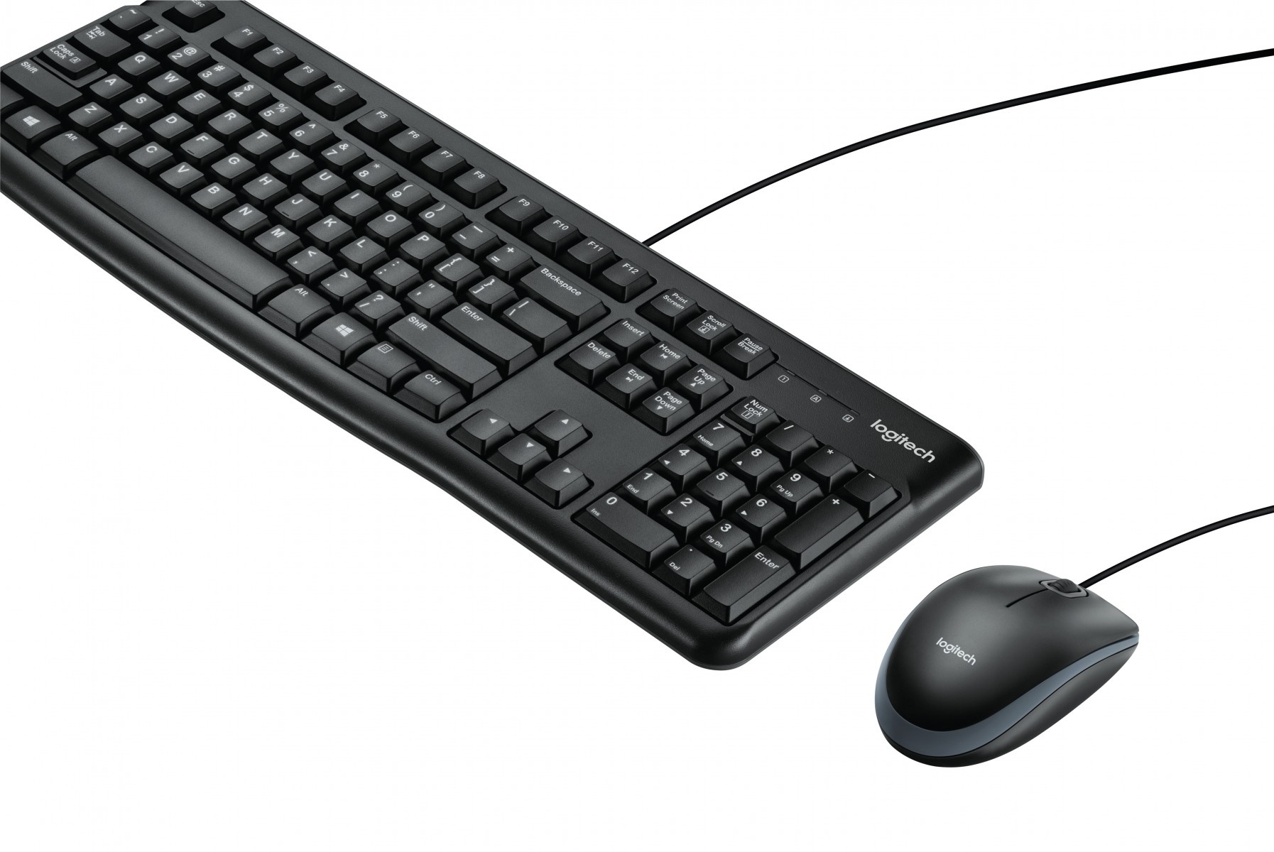 LOGITECH Logitech MK120 tastiera Mouse incluso Ufficio USB QWERTY US International Nero - TASTIERE E CONTROLLER | TecnoCARE.net Sabaudia, Latina, Terracina, San Felice Circeo e Pontinia