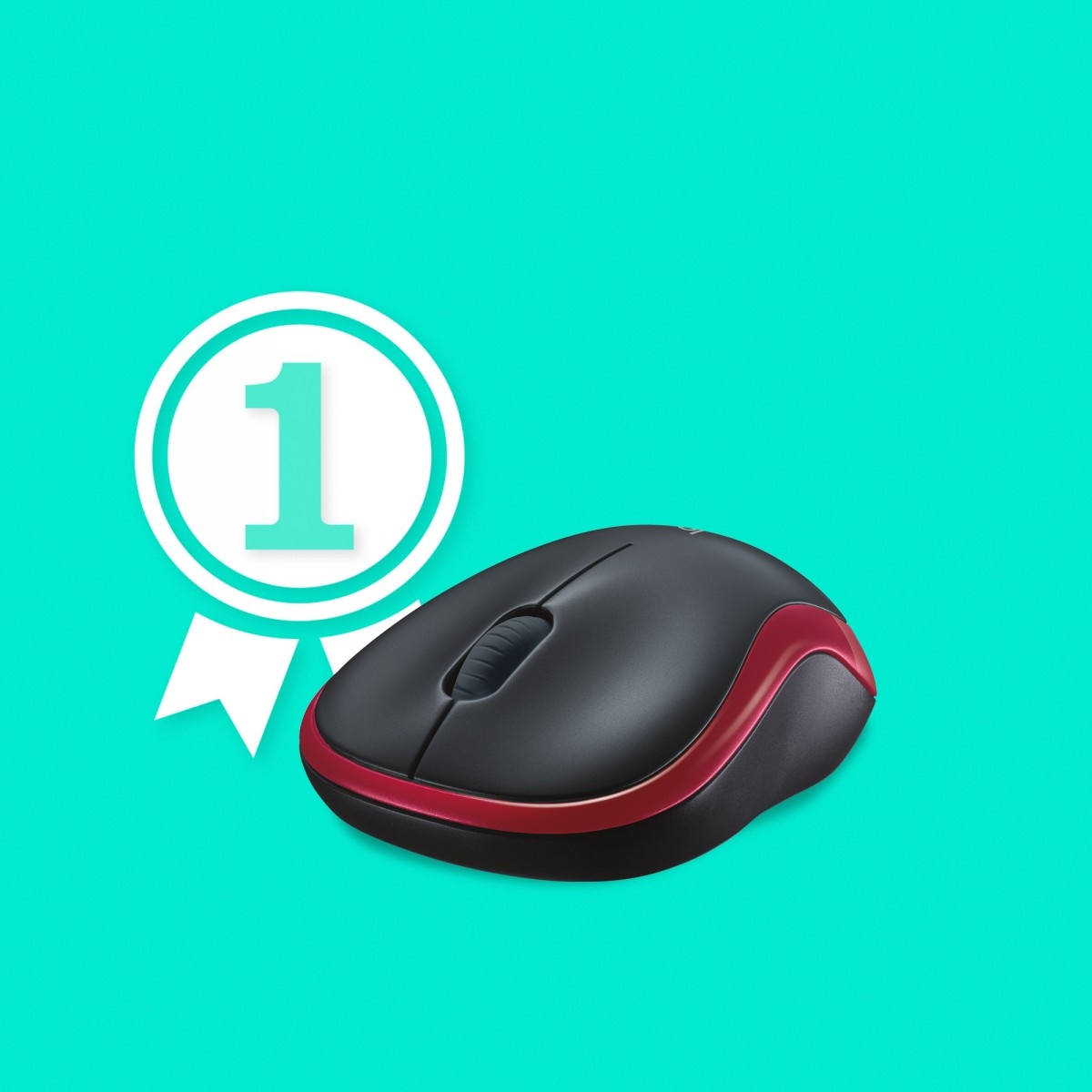 LOGITECH Logitech 910-002240 M185 Mouse Wireless Rossa 1000DPI - TASTIERE E CONTROLLER | TecnoCARE.net Sabaudia, Latina, Terracina, San Felice Circeo e Pontinia