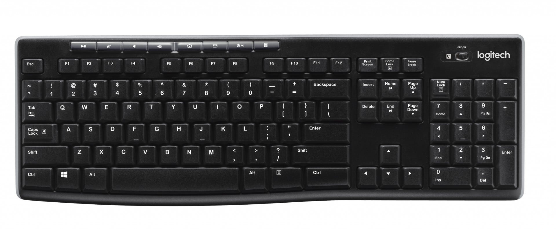 LOGITECH Logitech K270 tastiera Universale RF Wireless QWERTY Olandese Nero - TASTIERE E CONTROLLER | TecnoCARE.net Sabaudia, Latina, Terracina, San Felice Circeo e Pontinia
