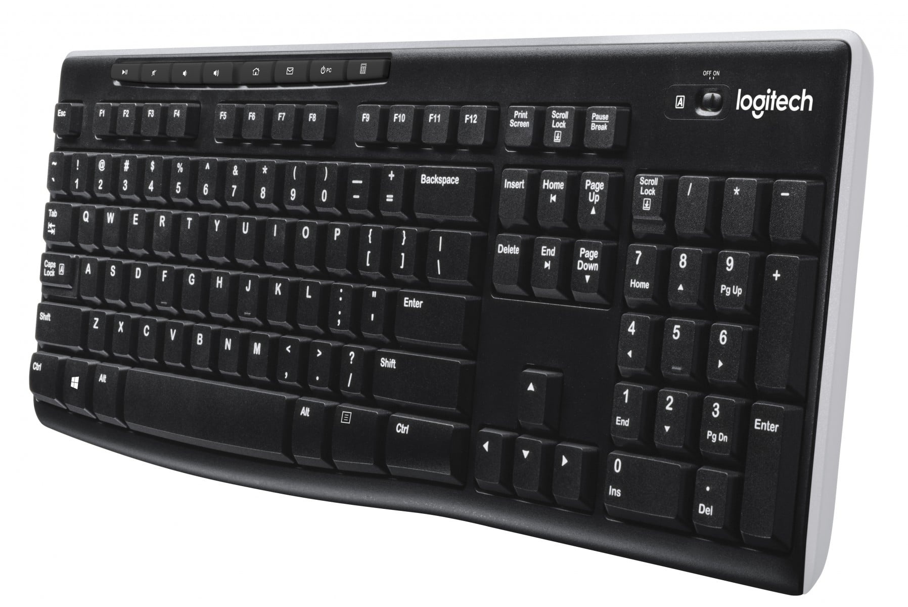 LOGITECH Logitech K270 tastiera Universale RF Wireless QWERTY Olandese Nero - TASTIERE E CONTROLLER | TecnoCARE.net Sabaudia, Latina, Terracina, San Felice Circeo e Pontinia