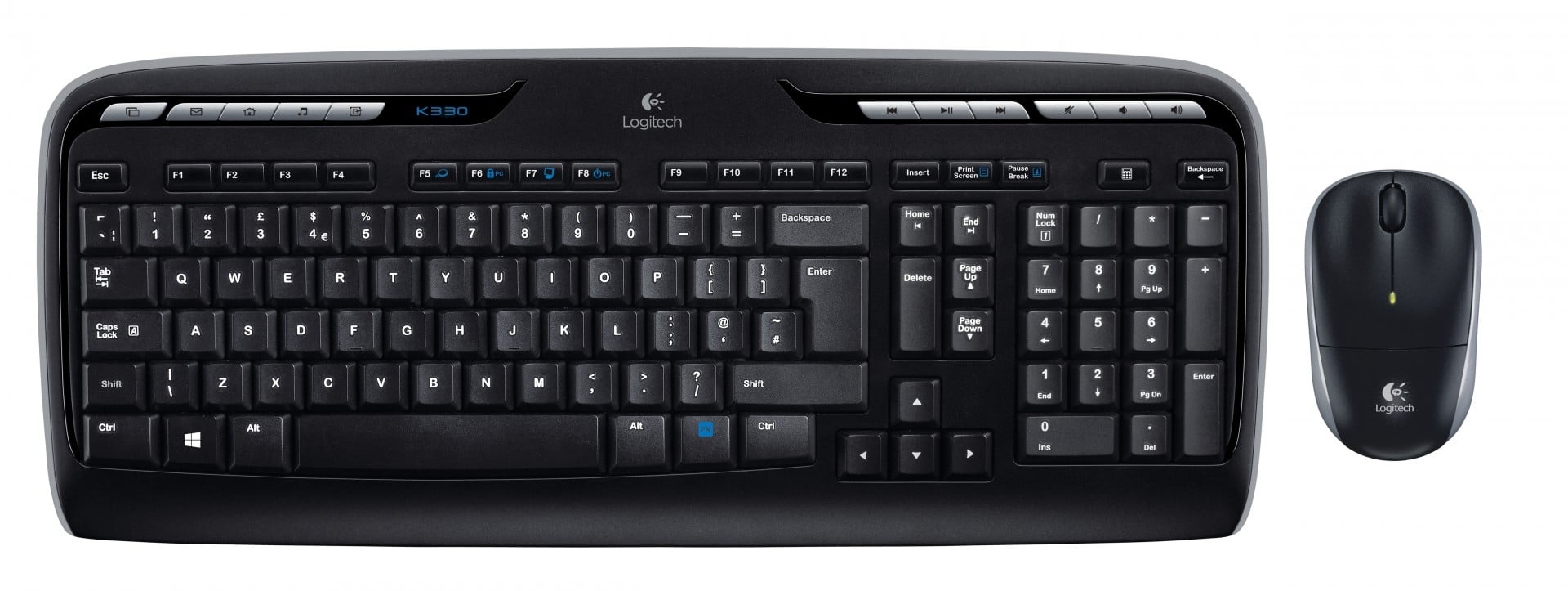LOGITECH Logitech MK330 tastiera Mouse incluso Ufficio USB QWERTY US International Nero - TASTIERE E CONTROLLER | TecnoCARE.net Sabaudia, Latina, Terracina, San Felice Circeo e Pontinia